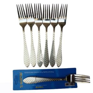 FORK SPOON SUPER LEEF 6 PCS CRD
